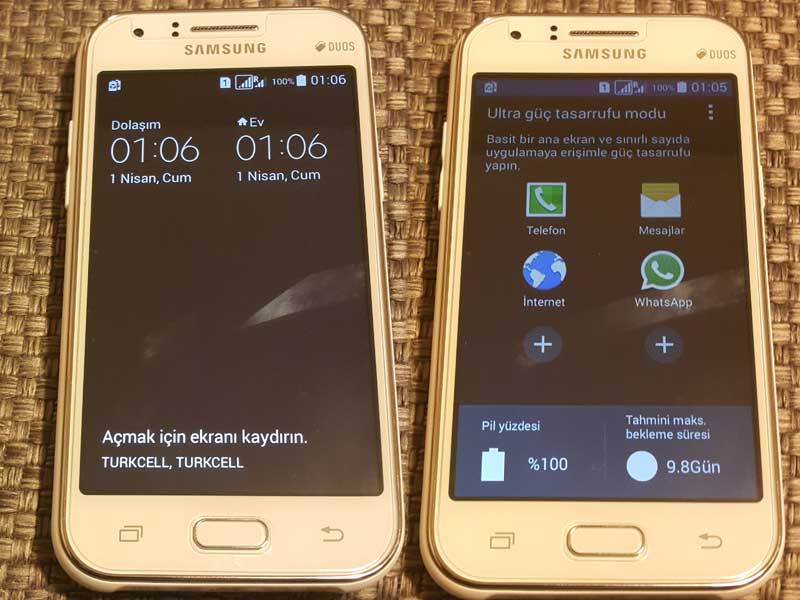Samsung Ultra Güç Tasarrufu Tam Şarj