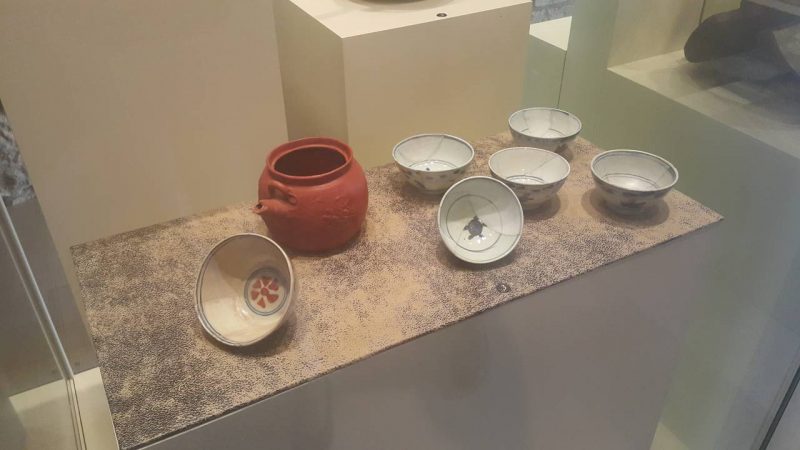 Estergon Kalesi'nde bulunan Osmanlı'dan kalma kaplar